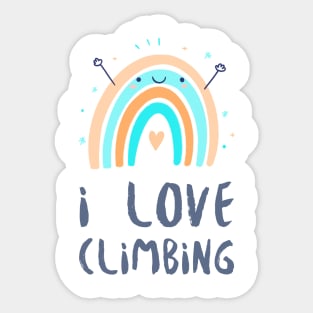 I love Climbing! Sticker